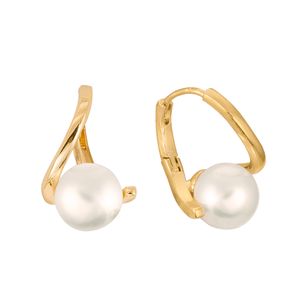 Arete Unlimited by ob colgante con perla chapa de oro 18K ARIIYMSF38