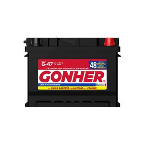 Batería para automóvil Gonher negro g-47-600