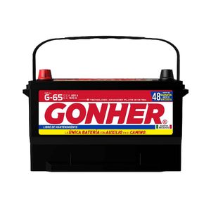 Batería para automóvil Gonher negro g-65-820
