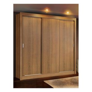 Closet Madesa 3 puertas marron doble monaco