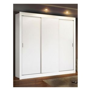 Closet Madesa lyon plus 3 puertas 4 cajones blanco lyon plus