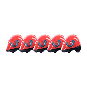Paquete de 5 cascos protección infantil para bicicleta Veloci r16 spiderman