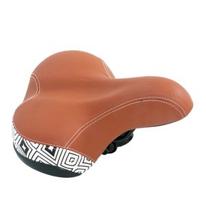 Paquete de 5 asientos amplios para bicicleta Veloci r24 café
