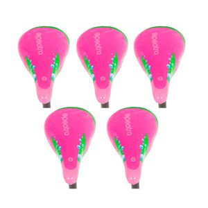 Paquete de 5 asientos para bicicleta Veloci r16 rosa