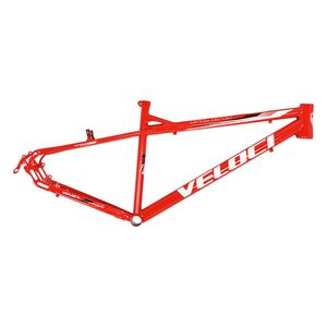 Cuadro para bicicleta Veloci mtb r26 rojo rígido deus