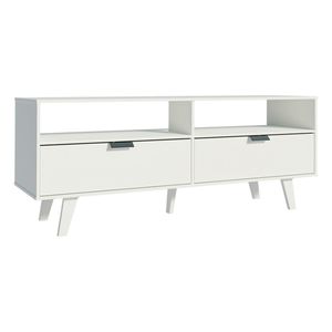 Mueble para TV Madesa hasta 55" con 2 puertas blanco oslo