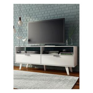 Mueble para TV Madesa hasta 55" con 2 puertas blanco oslo