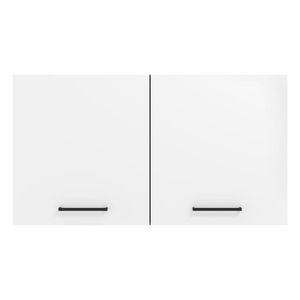 Gabinete superior Madesa 120cm 2 puertas marron blanco agata