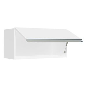 Gabinete superior Madesa 70cm 1 puerta abatible blanco glamy