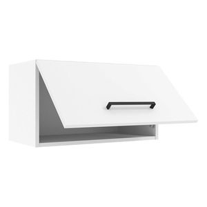 Gabinete superior Madesa 60cm 1 puerta abatible blanco agata