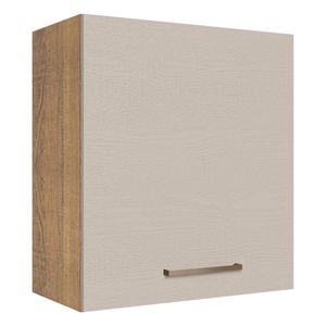 Gabinete superior Madesa 60cm 1 puerta marron crema agata