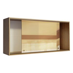 Gabinete superior Madesa 2 puertas correderas vidrio reflejante emilly