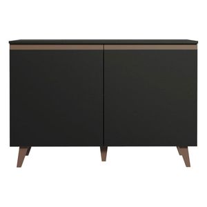 Gabinete Madesa 120cm 2 puertas negro reims