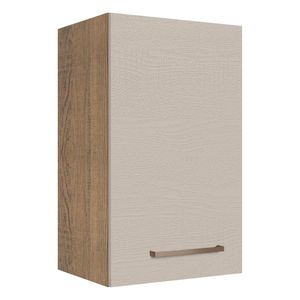 Gabinete superior Madesa 40cm 1 puerta marron crema agata