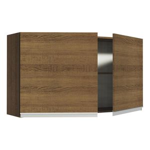 Gabinete superior Madesa 120cm 2 puertas marron glamy