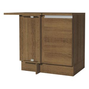Gabinete bajo de esquina Madesa 1 puerta  marron glamy