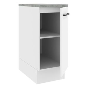 Gabinete bajo Madesa 35cm 1 puerta blanco agata