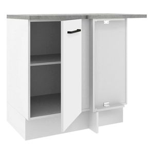 Gabinete bajo de esquina Madesa 1 puerta blanco agata
