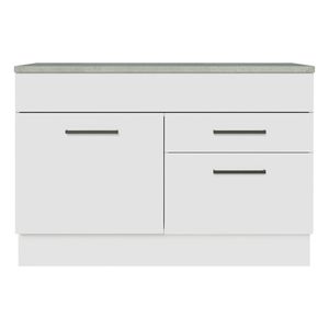 Gabinete Madesa 120cm con encimera blanco agata