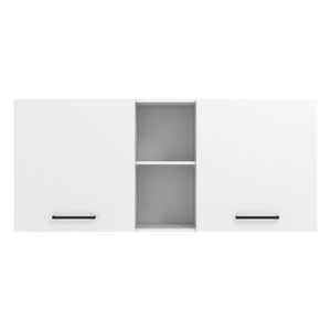 Gabinete superior Madesa 150cm 2 puertas y 2 nichos blanco agata