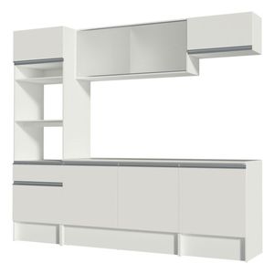 Cocina integral Madesa 240cm blanco topazio