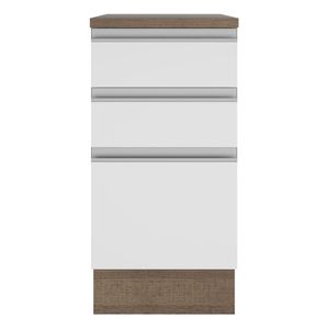 Gabinete bajo Madesa 40 cm 3 cajones mb glamy