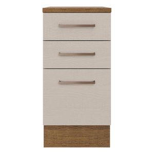 Gabinete bajo Madesa 40 cm 3 cajones mc agata