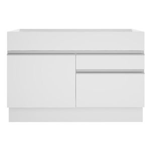 Gabinete Madesa 120cm sin encimera y fregadero blanco glamy