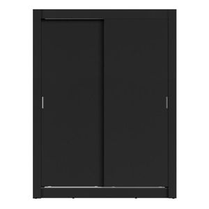 Closet Madesa 2 puertas negro denver