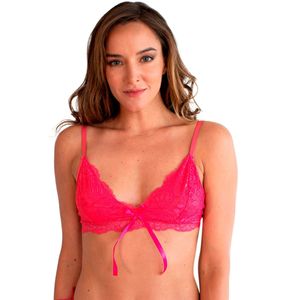 Bralette sostén de encajlencería elegante I Love Shape coral 2056