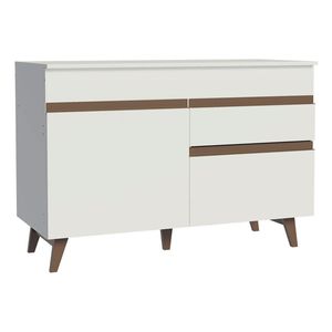 Gabinete Madesa 2 puertas 1 cajón blanco reims