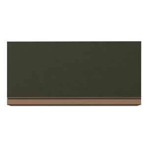 Gabinete superior Madesa 70cm 1 puerta abatible negro reims