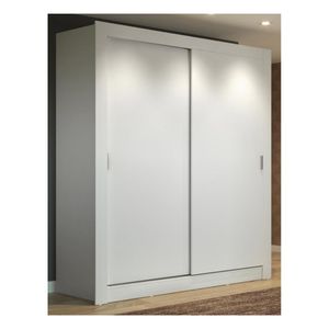 Closet Madesa 2 puertas 2 cajones blanco dallas