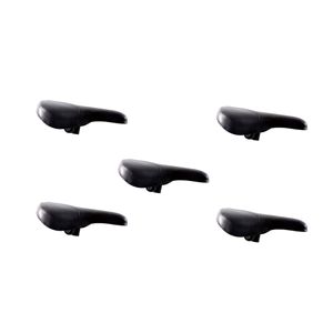 Paquete de 5 asientos para bicicleta Veloci negro juvenil acojinado