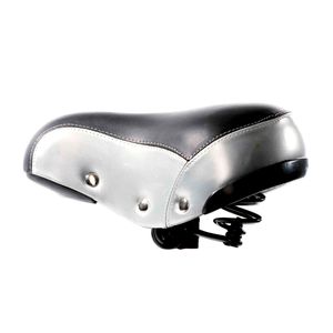 Paquete de 5 asientos para bicicleta Veloci negro con remaches crusier confortable