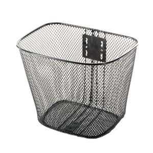 Paquete de 5 canastillas para bicicleta Veloci r16 de acero negro plastificada