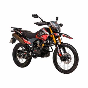 Motocicleta doble propósito BDS negro/rojo stark 250 CC 2025