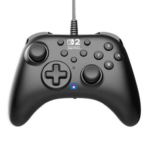 Control alámbrico Hori para nintendo switch 2 negro nsx-005u