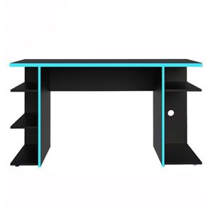 Escritorio gamer Madesa para pc y consola negro azul