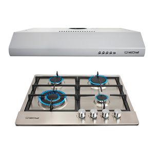 Combo Michef rotini parrilla de 60 cm y campana de 60 cm
