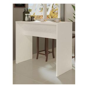 Barra de cocina Madesa 115cm blanco lux, glamy y agata