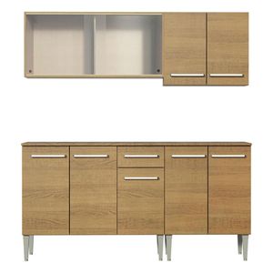 Cocina compacta Madesa 169cm marron emilly box 03