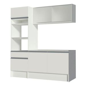 Cocina compacta Madesa 180cm blanco topazio