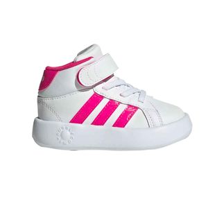Tenis casual Adidas blanco para niña JS1682