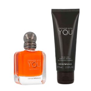 Estuche Giorgio Armani stronger with you intensely para caballero EDP LF613400