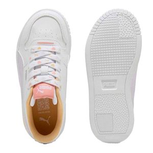 Tenis Puma blanco para niña 400885 02