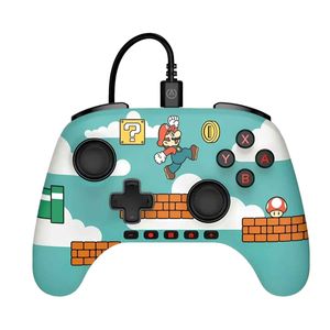 Control de videojuego Power A mario time para Nintendo Switch 2 verde pwa-a-15351
