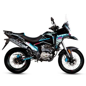 Motocicleta doble propósito MB azul nórdica 271 CC 2026