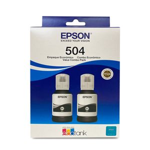 Kit de tintas Epson 2pzs negro t504120-2p