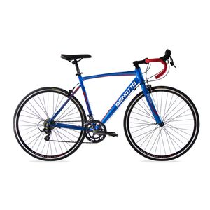 Bicicleta de Ruta Benotto R700 Aluminio 14V 590  Azul Metalico Talla:46.5
